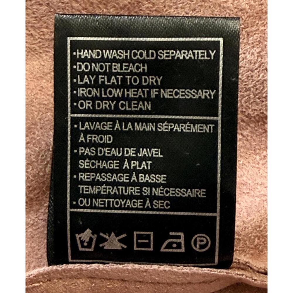 BB Dakota rose taupe faux suede jacket - Picture 10 of 10